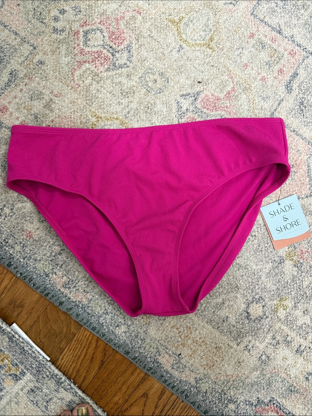 Shade & Shore Magenta Bikini Bottom